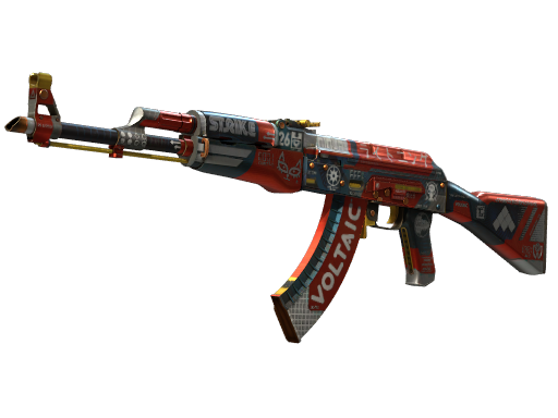 AK-47 Bloodsport — красно-чёрный скин